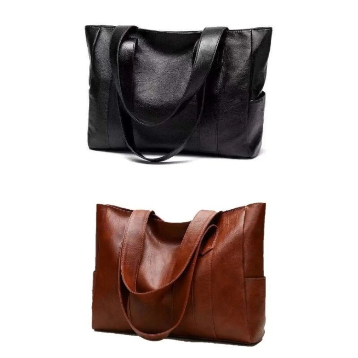Maqiato | Women's Leather Shoulder Bag in Black