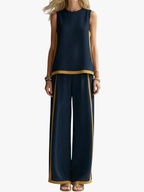 Maqiato | Women's Linen Blend Two-Piece Set