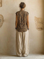Maqiato | Women's Linen Three-Piece Set