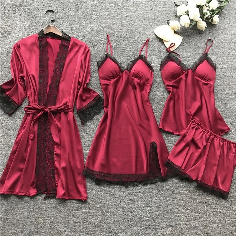 Maqiato | Women's Satin Pyjama Set