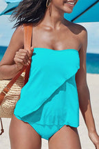 Maqiato | Women's Strapless Tankini Set