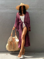 Maqiato | Women's Woven Kimono Cover-Up