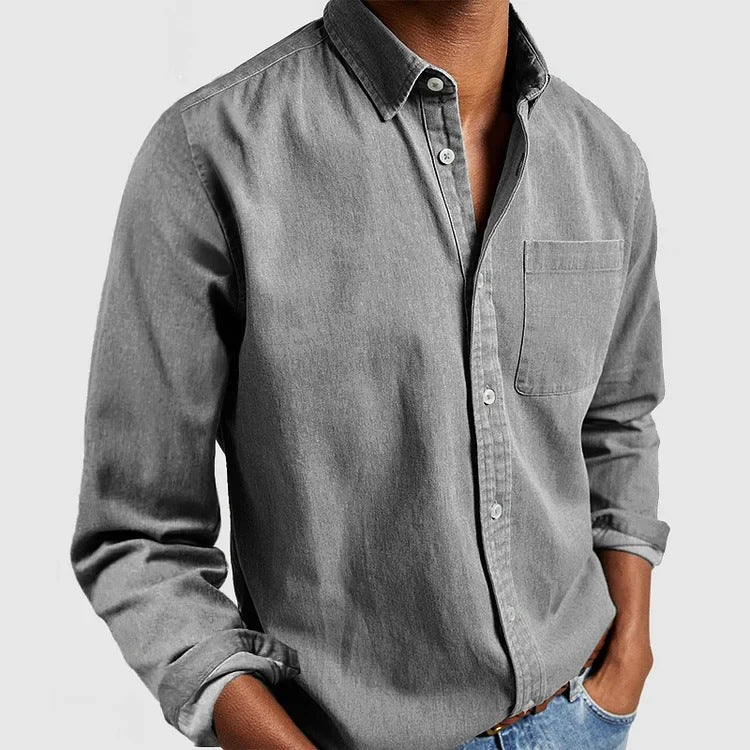 Men's Classic Button Down Long Sleeve Shirt