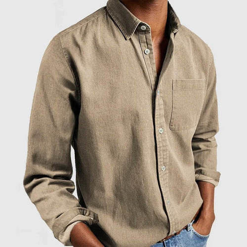 Men's Classic Button Down Long Sleeve Shirt