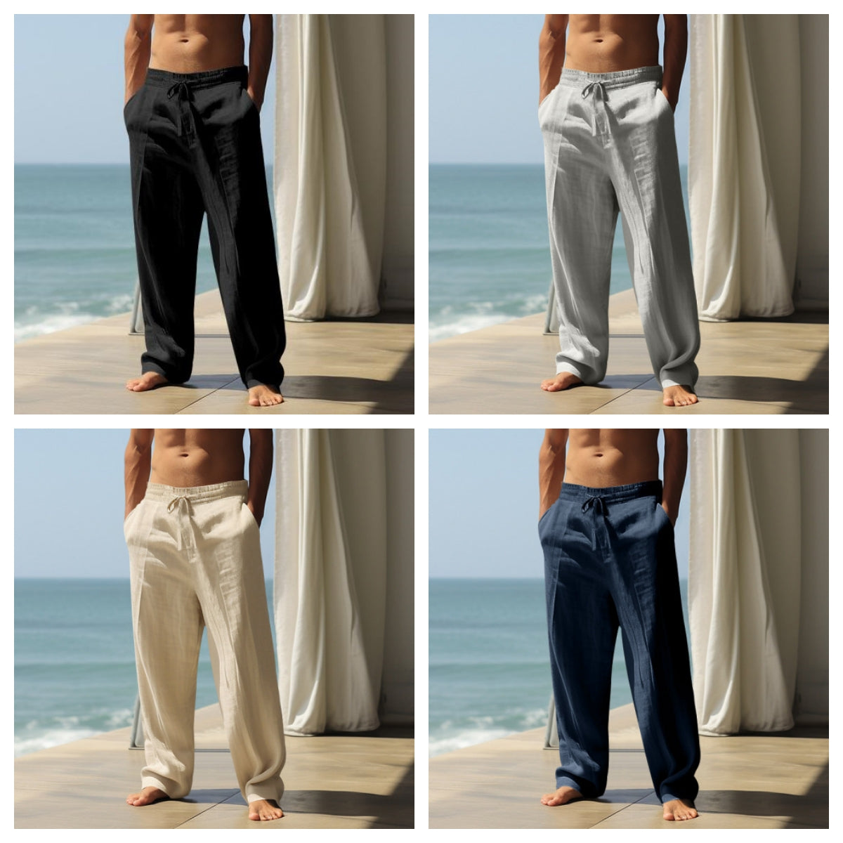 Men's Fashion Loose Fit Casual Trousers