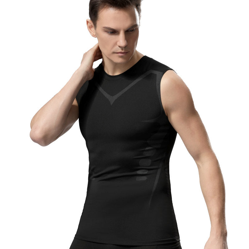 Men’s Quick-Drying Slim Fit Stretch Workout Vest