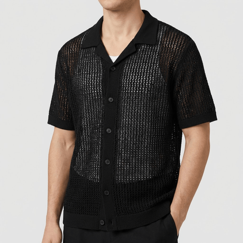 Maqiato | Airy knit shirt