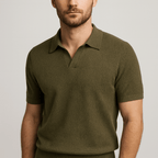 Maqiato | Embroidered collar polo shirt