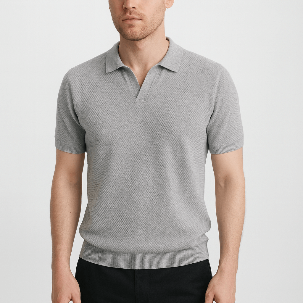 Maqiato | Embroidered collar polo shirt