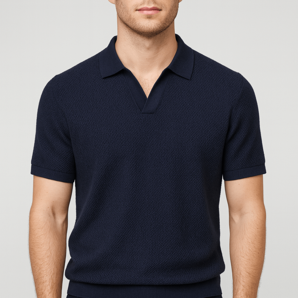 Maqiato | Embroidered collar polo shirt