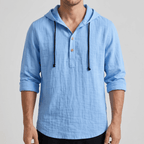 Maqiato | Lightweight linen hooded shirt