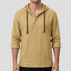 Maqiato | Lightweight linen hooded shirt