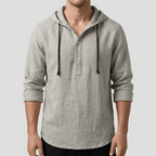 Maqiato | Lightweight linen hooded shirt
