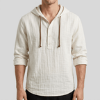 Maqiato | Lightweight linen hooded shirt