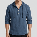 Maqiato | Lightweight linen hooded shirt