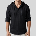 Maqiato | Lightweight linen hooded shirt