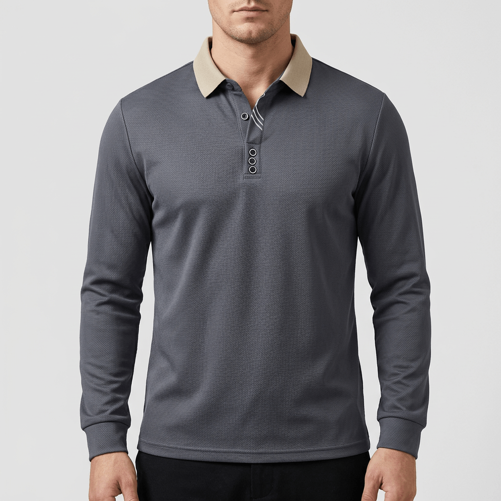 Maqiato | Lightweight long sleeve polo shirt