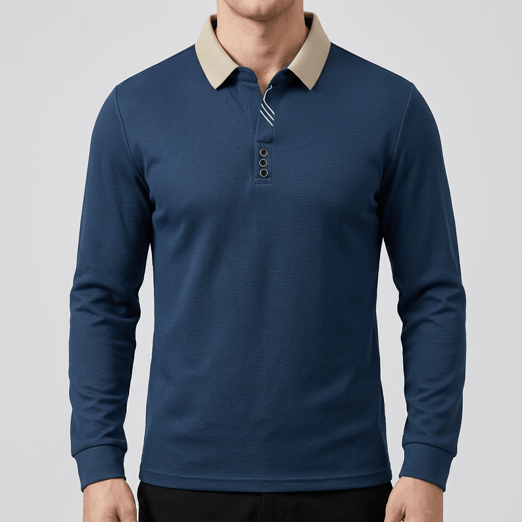 Maqiato | Lightweight long sleeve polo shirt