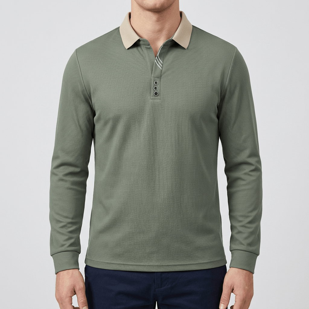Maqiato | Lightweight long sleeve polo shirt