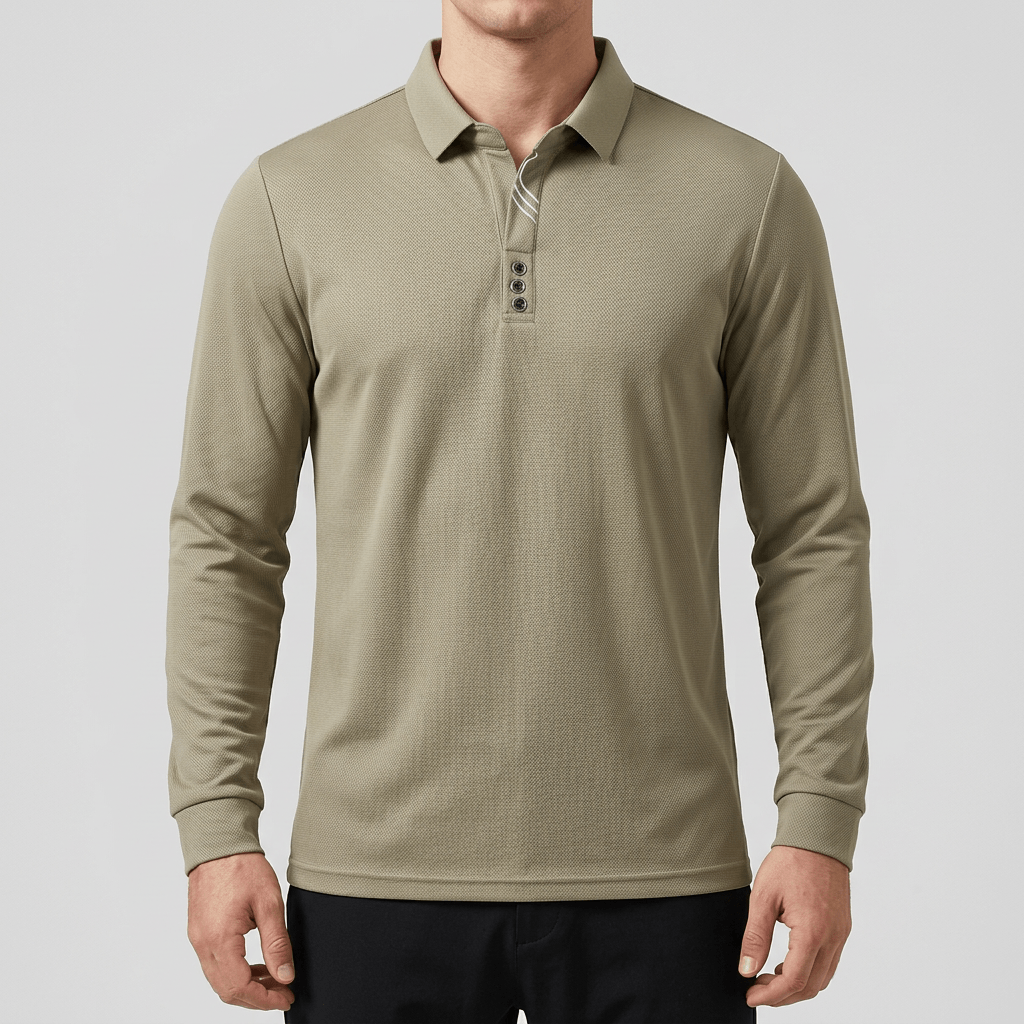 Maqiato | Lightweight long sleeve polo shirt
