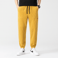 Maqiato | Soft corduroy sweatpants with adjustable waistband