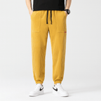 Maqiato | Soft corduroy sweatpants with adjustable waistband