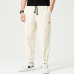 Maqiato | Soft corduroy sweatpants with adjustable waistband