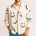 Maqiato | Soft long-sleeved T-shirt with smiley print