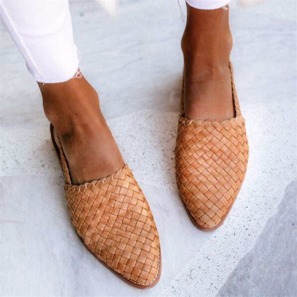 Women's European Style Flat Buckle Sandals