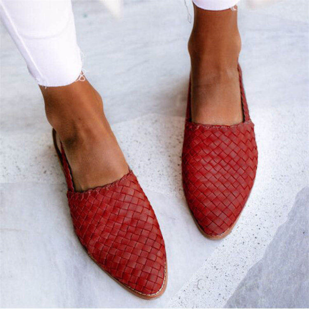 Women's European Style Flat Buckle Sandals