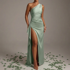 Women’s One Shoulder Split Dress