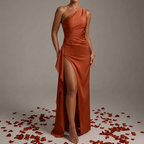 Women’s One Shoulder Split Dress