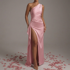 Women’s One Shoulder Split Dress