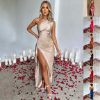 Women’s One Shoulder Split Dress