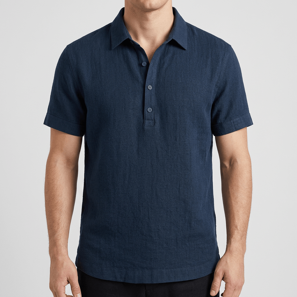 Maqiato | Lightweight linen polo shirt