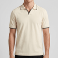 Maqiato | Contrast detail pique polo shirt