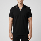 Maqiato | Contrast detail pique polo shirt