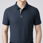 Maqiato | Lightweight striped polo shirt