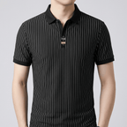 Maqiato | Lightweight striped polo shirt