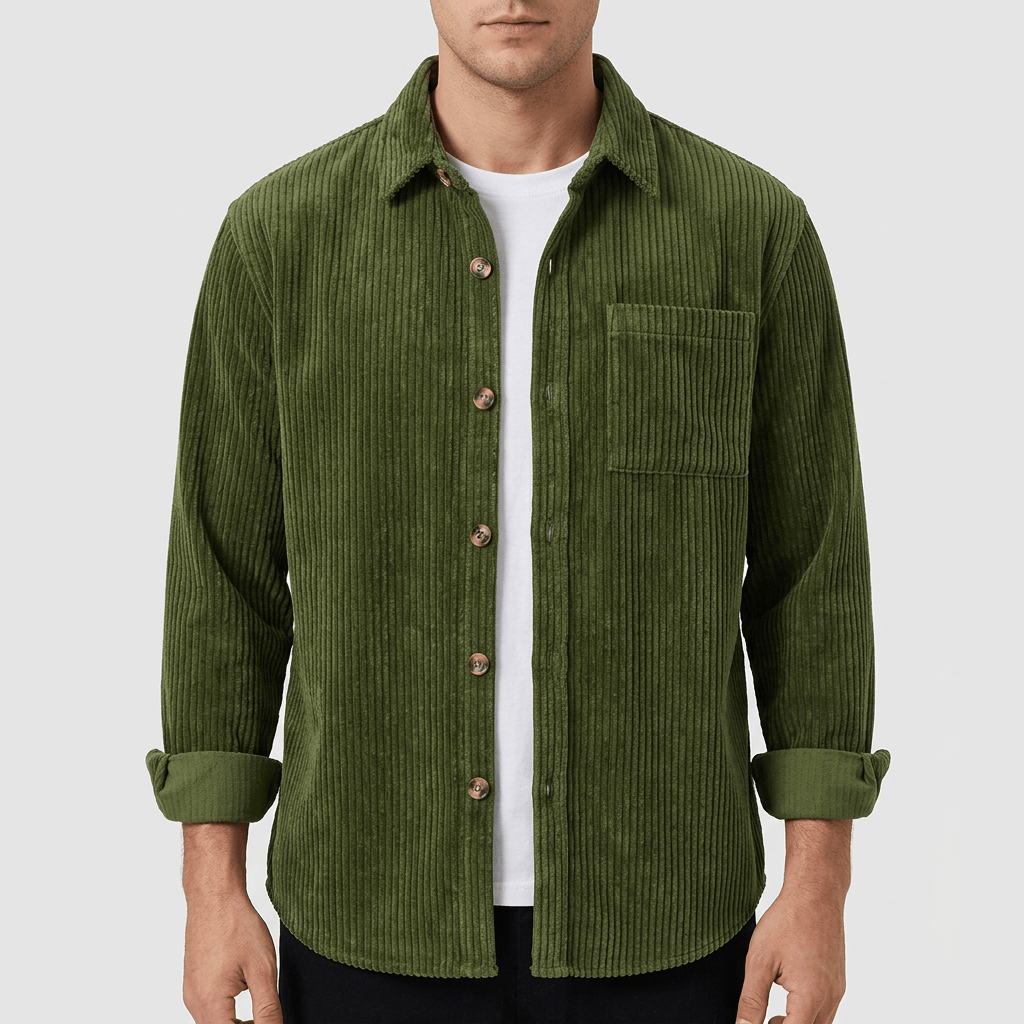 Maqiato | Relaxed fit corduroy shirt
