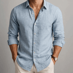 Maqiato | Lightweight breathable linen button down shirt