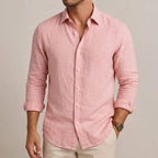 Maqiato | Lightweight breathable linen button down shirt