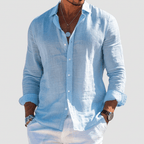 Maqiato | Soft breathable linen casual button down shirt
