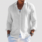 Maqiato | Soft breathable linen casual button down shirt