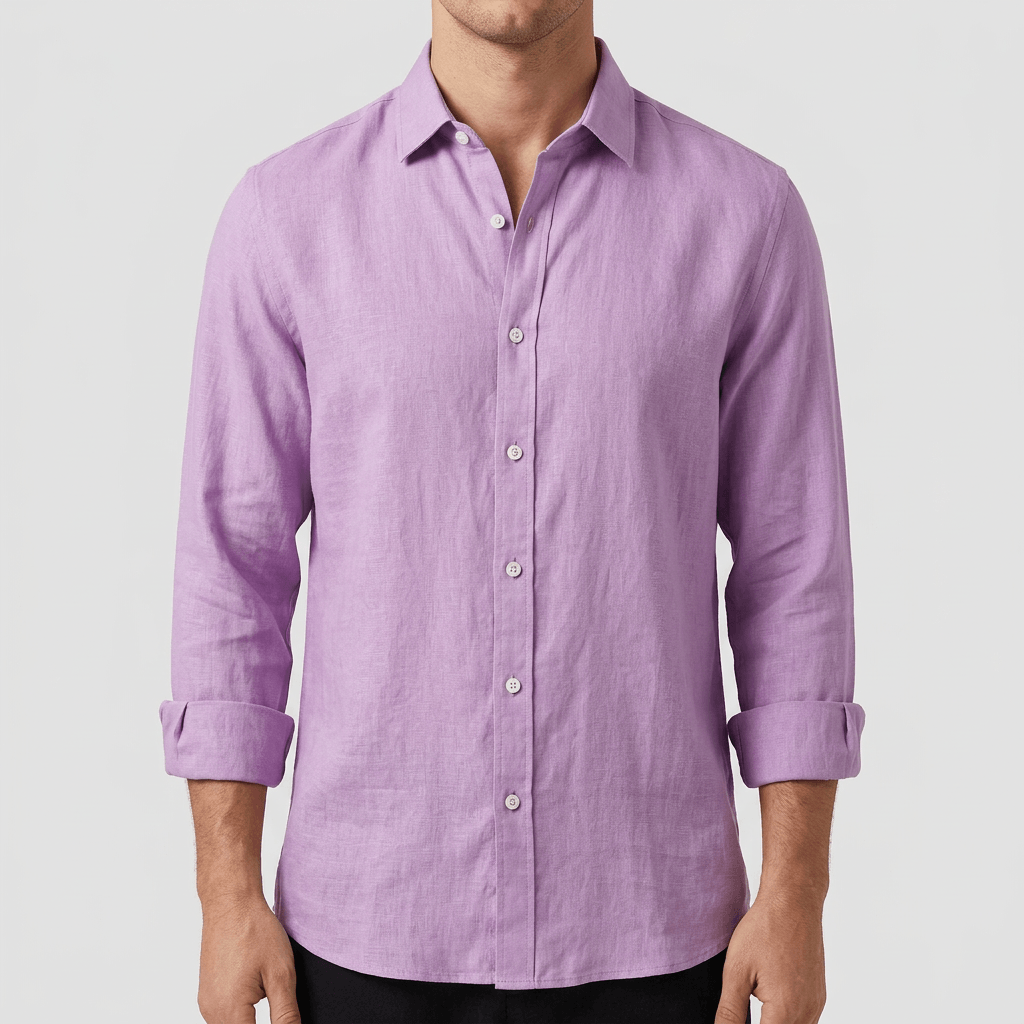 Maqiato | Soft breathable linen casual button down shirt