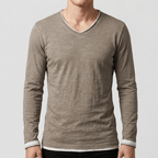 Maqiato | Lightweight long sleeved shirt with V-neck design