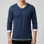 Maqiato | Lightweight long sleeved shirt with V-neck design