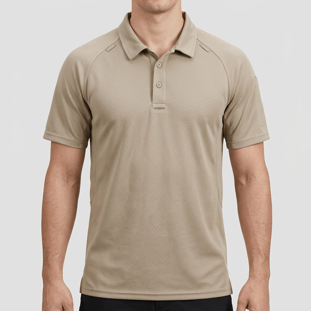 Maqiato | Structured collar tactical polo shirt