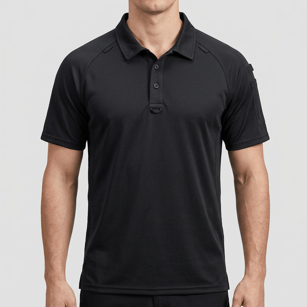 Maqiato | Structured collar tactical polo shirt