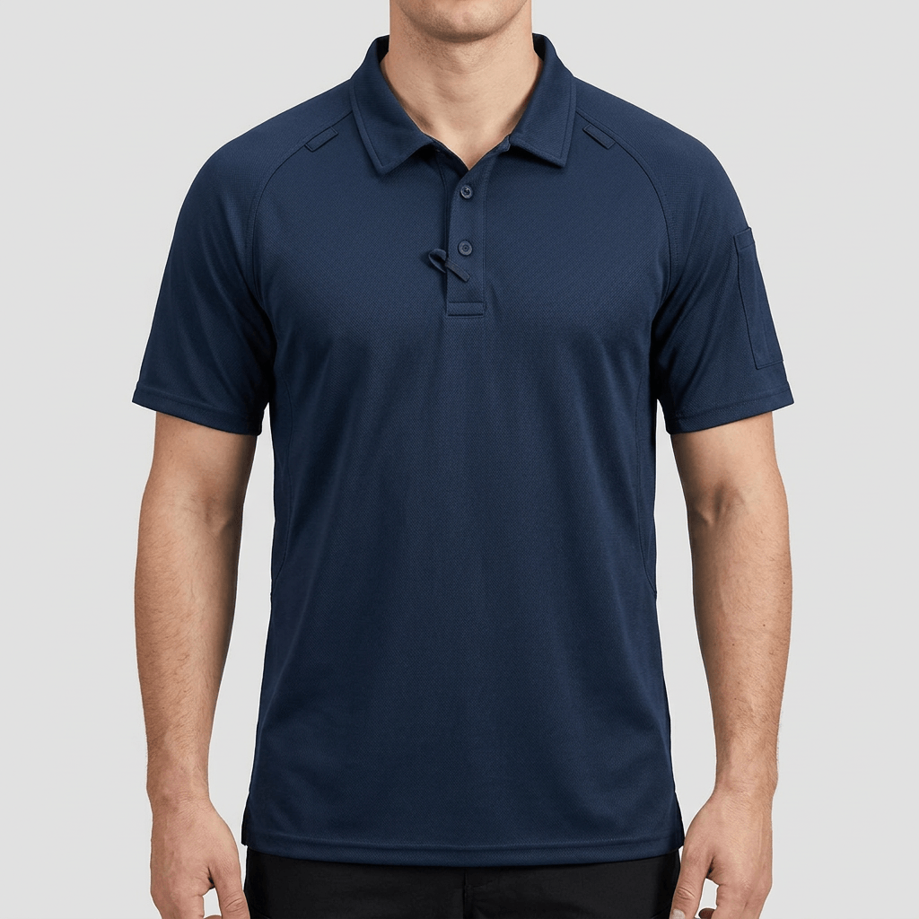 Maqiato | Structured collar tactical polo shirt